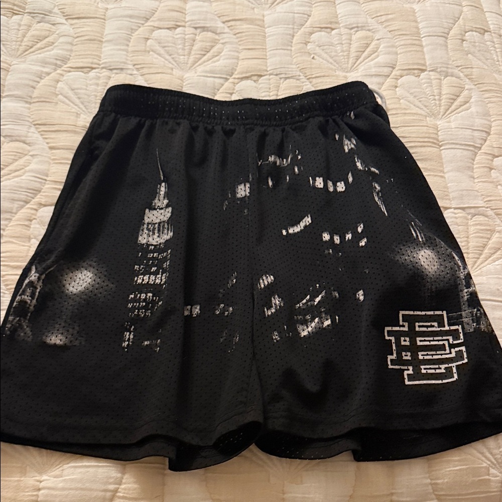 Eric Emanuel NYC Graphic Mesh Shorts